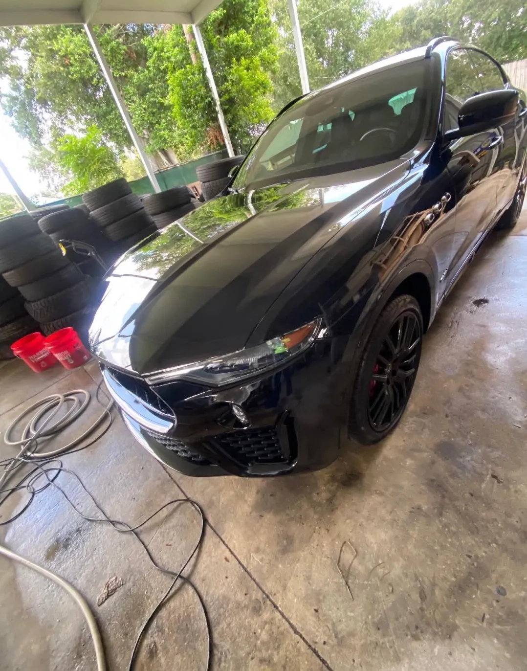 Maserati Levante detailed by vip mobile detail
