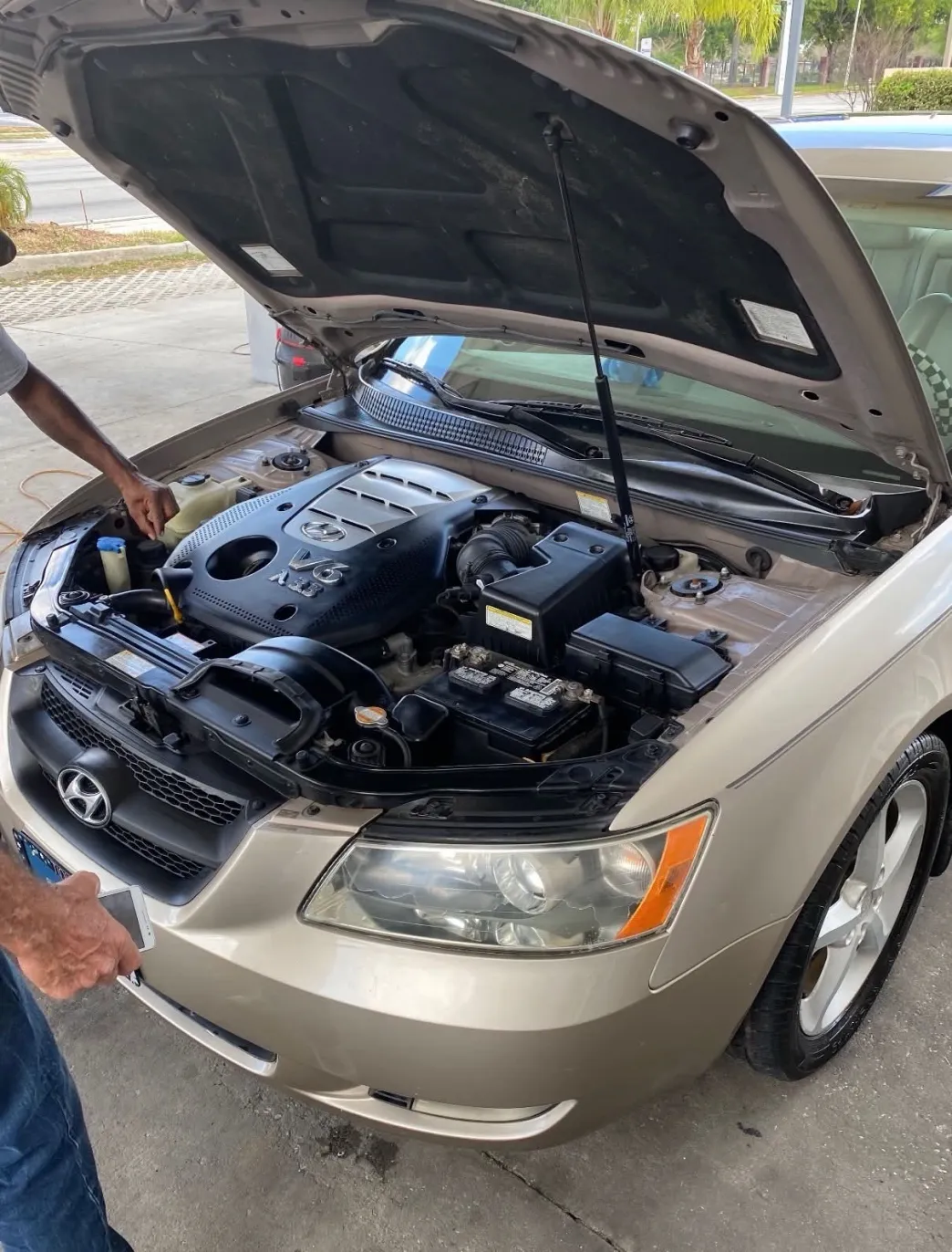 Hyundai Sonata detailed by vip mobile detail